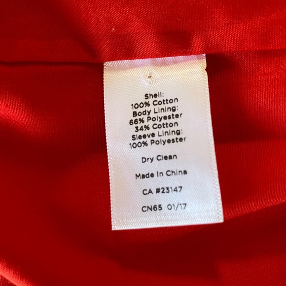 TALBOTS Coral/Red Lightweight Business Career Blazer | Size 4 - Picture 9 of 11